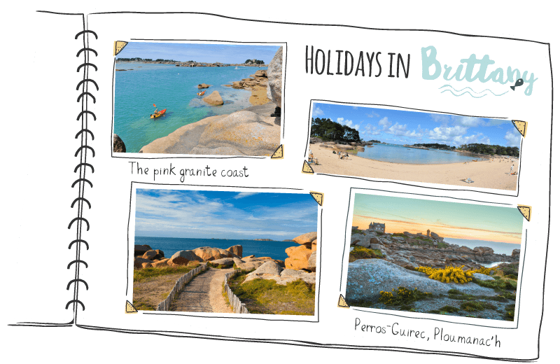 Holidays in Brittany in the pink granite coast