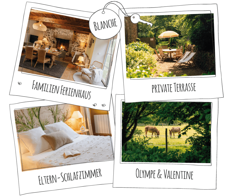 Blanche, Ferienhaus mit Charme, Familien- oder Pärchenurlaub, Rosa Granitküste