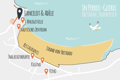 Adèle, Ferienwohnung direkt am Strand von Trestraou, Bretagne 22