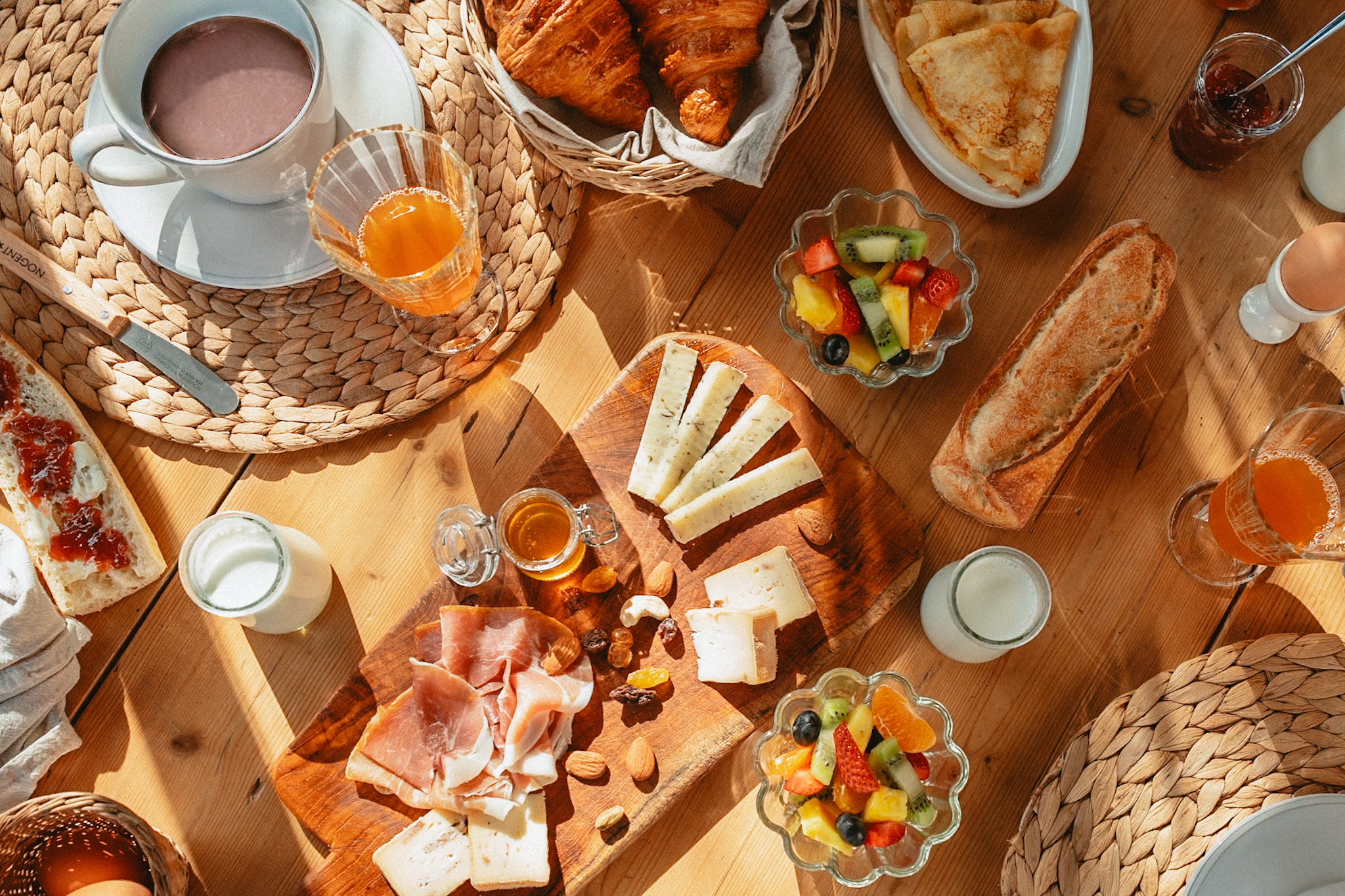 Der Brunch vor die Tür Ihrer Ferienwohnung