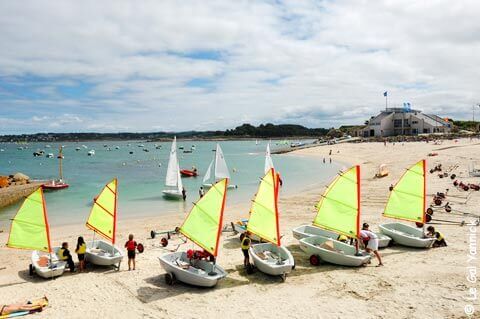 sailing, kayaking, standup paddleboarding, sea-fitness courses, Brittany