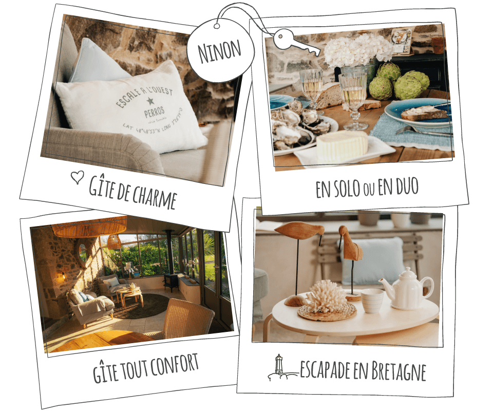 Le cocon de Ninon, gîte cocooning et romantique près de Perros-Guirec, Côte de Granit Rose