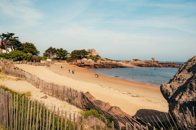 Plage de la Côte de Granit Rose, Bretagne